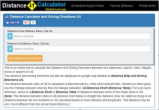 Distance Calculator